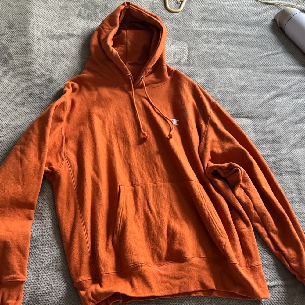 Champion Burnt Orange Pullover Hoodie